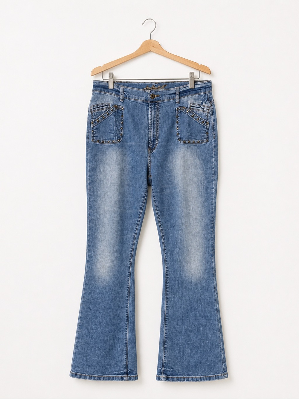 Vintage Bootcut Jeans - Bronze Studded | Size Plus 19/20